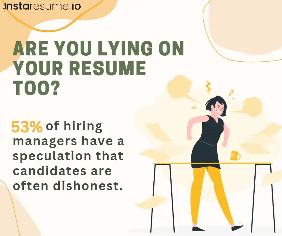 Are you lying in your resume